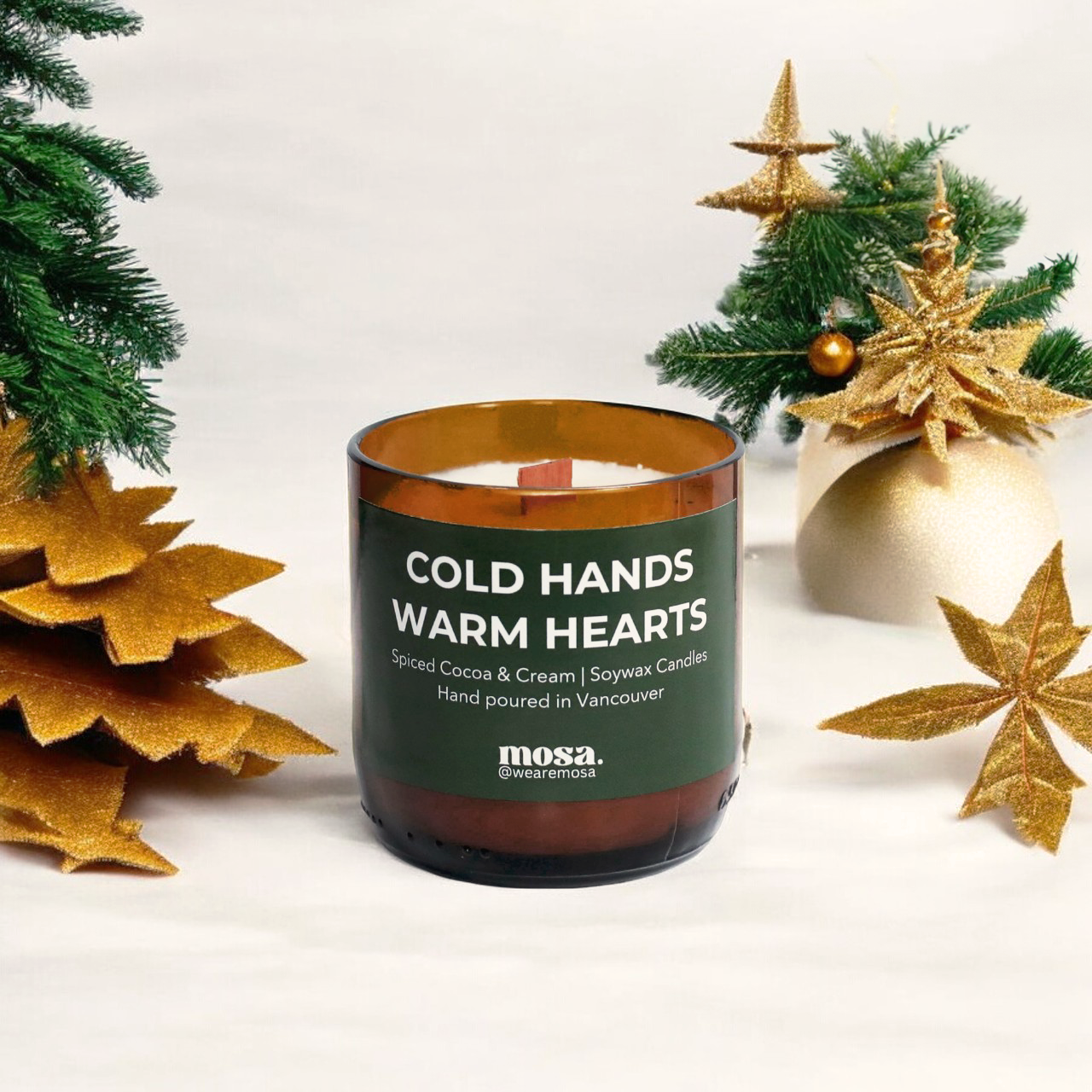 Spiced Cocoa & Cream Scented Soy Candle