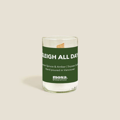 Mountain Spruce + Amber Scented Soy Candle