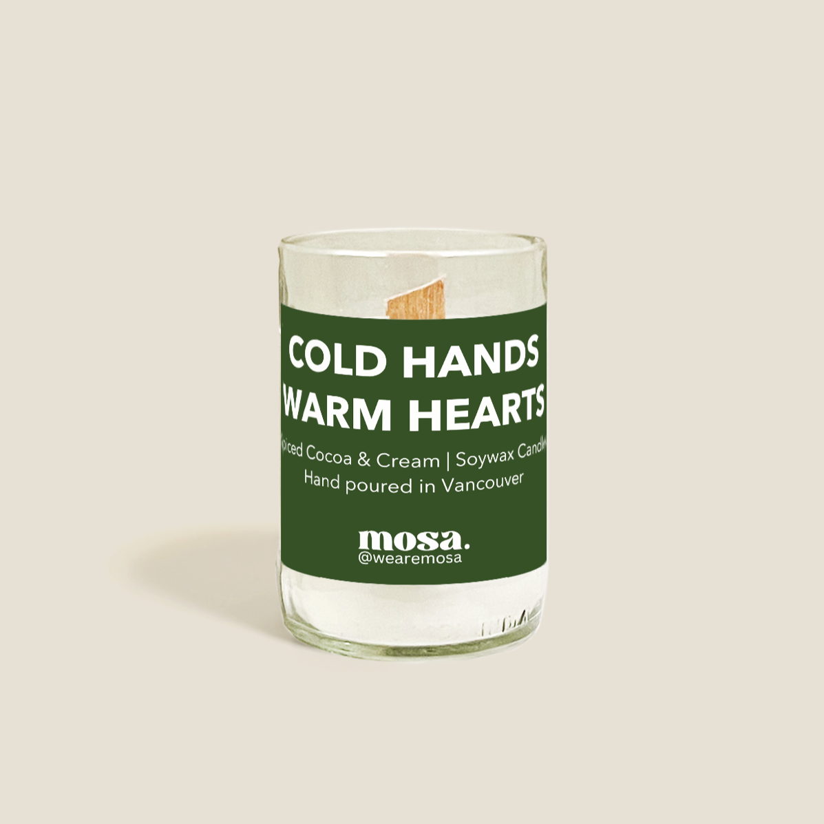 Spiced Cocoa & Cream Scented Soy Candle
