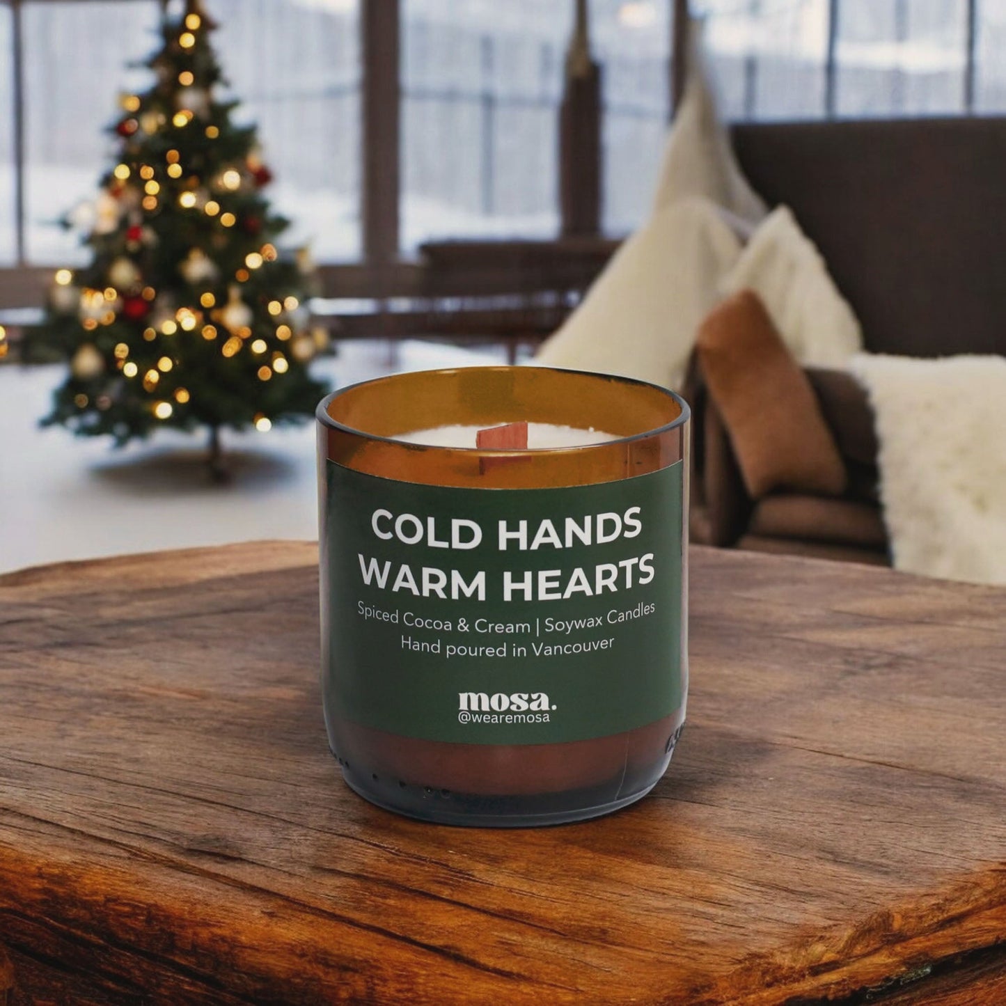 Spiced Cocoa & Cream Scented Soy Candle